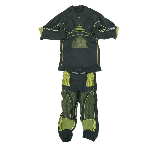 X Bionic Set Thermo Shirt Pants Compression Suit PV 1.0 S/M Small Medium Gray - Picture 1 of 7